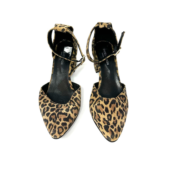 Shoe//Design Copenhagen size eu 36 US 5.5 leopard print d'orsay heels - Picture 3 of 7